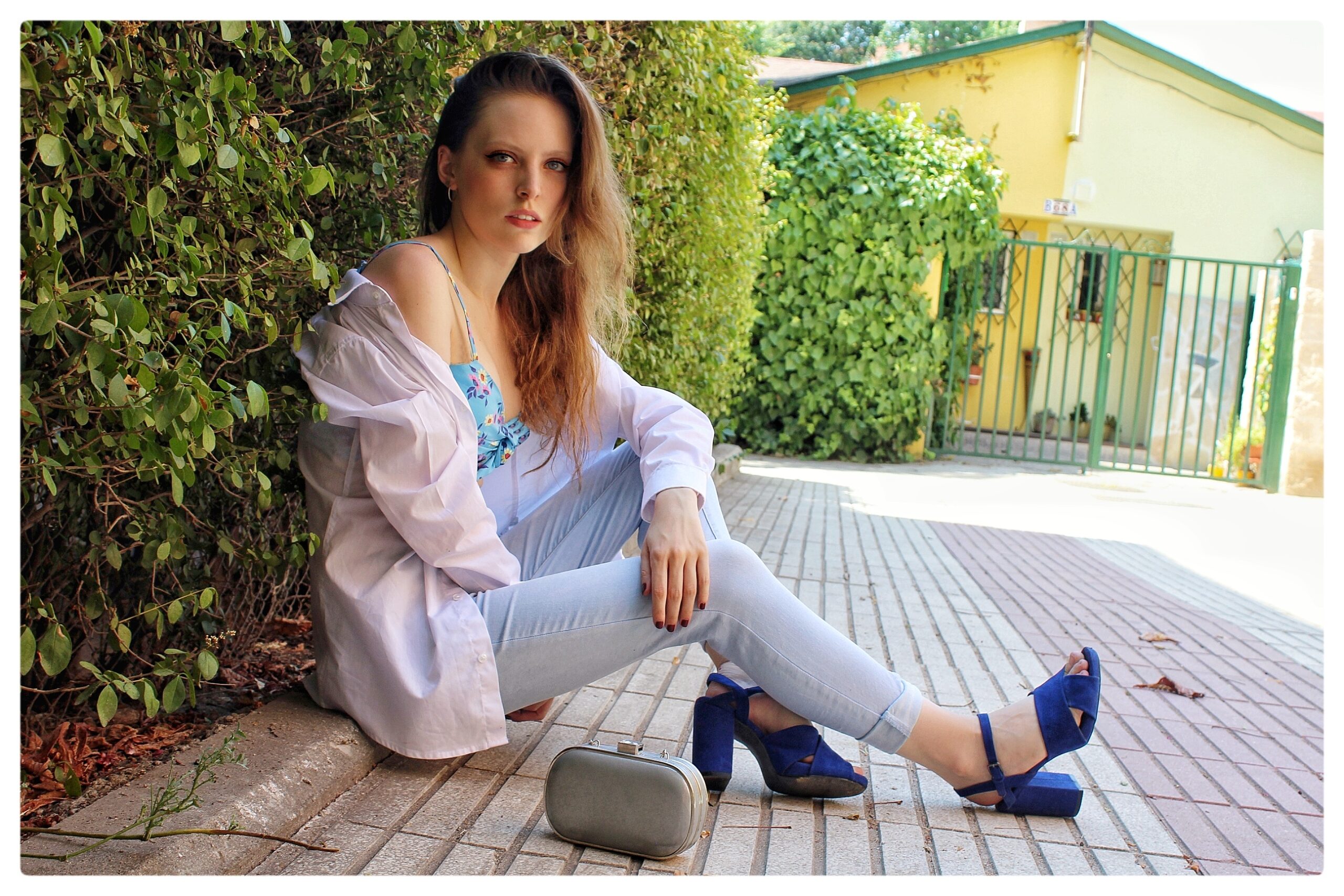 outfit camisa blanca